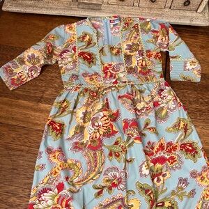 Girls dress 4T cotton floral